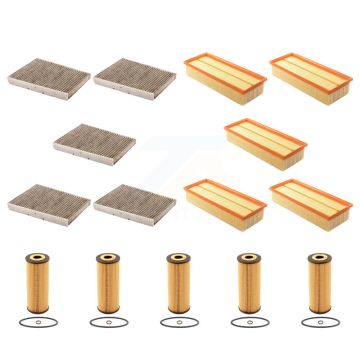 5x Air + 5x Cabin + 5x Engine Cartridge Oil Filter (15 Total) Kit For Volkswagen Jetta KFM-103186