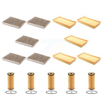 5x Air + 5x Cabin + 5x Engine Cartridge Oil Filter (15 Total) Kit For Volkswagen Jetta KFM-103188
