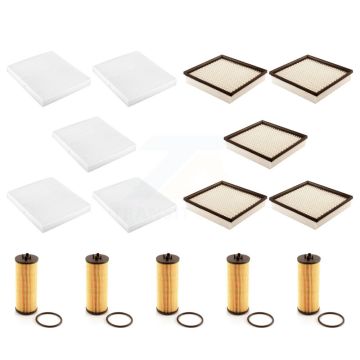 5x Air + 5x Cabin + 5x Engine Cartridge Oil Filter (15 Total) Kit For Dodge Journey 200 KFM-103209