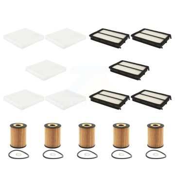 5x Air + 5x Cabin + 5x Engine Cartridge Oil Filter (15 Total) Kit For Hyundai Palisade KFM-103215