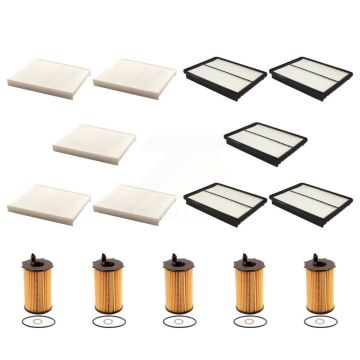 5x Air + 5x Cabin + 5x Engine Cartridge Oil Filter (15 Total) Kit For Kia Sorento 3.3L KFM-103223