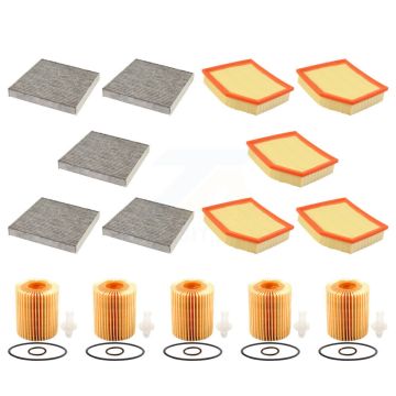5x Air + 5x Cabin + 5x Engine Cartridge Oil Filter (15 Total) Kit For Lexus IS300 IS350 KFM-103227