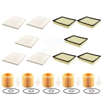 5x Air + 5x Cabin + 5x Engine Cartridge Oil Filter (15 Total) Kit For Toyota Tacoma 3.5L KFM-103228