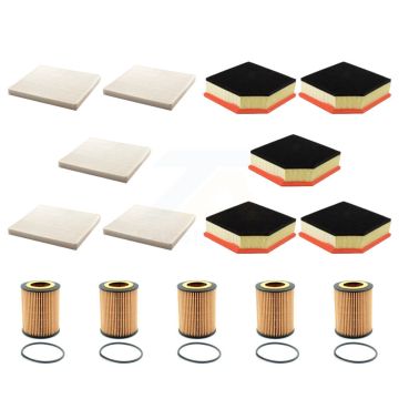 5x Air + 5x Cabin + 5x Engine Cartridge Oil Filter (15 Total) Kit For Volvo XC90 3.2L KFM-103248