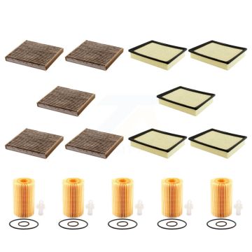 5x Air + 5x Cabin + 5x Engine Cartridge Oil Filter (15 Total) Kit For Toyota Tundra KFM-103259