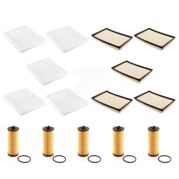 5x Air + 5x Cabin + 5x Engine Cartridge Oil Filter (15 Total) Kit For 2013 Ram 1500 3.6L KFM-103275