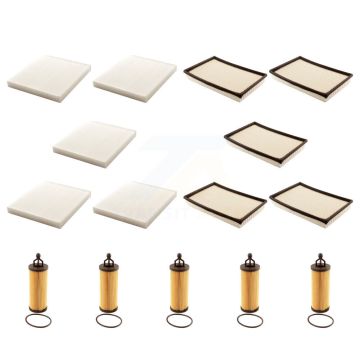 5x Air + 5x Cabin + 5x Engine Cartridge Oil Filter (15 Total) Kit For Ram 1500 Classic KFM-103278