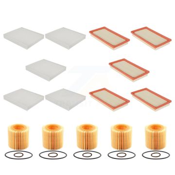 5x Air + 5x Cabin + 5x Engine Cartridge Oil Filter (15 Total) Kit For Toyota C-HR KFM-103289