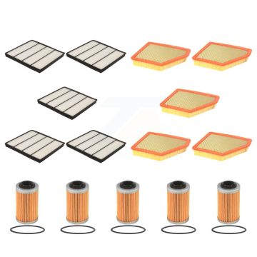 5x Air + 5x Cabin + 5x Engine Cartridge Oil Filter (15 Total) Kit For Chevrolet Camaro KFM-103294