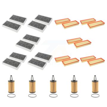 5x Air + 5x Cabin + 5x Engine Cartridge Oil Filter (15 Total) Kit For Mercedes-Benz R350 KFM-103308