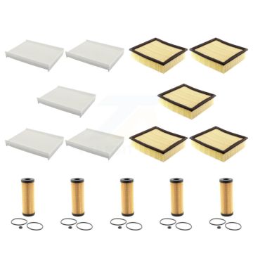 5x Air + 5x Cabin + 5x Engine Cartridge Oil Filter (15 Total) Kit For Ford F-150 2.7L KFM-103326
