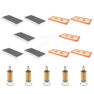 5x Air + 5x Cabin + 5x Engine Cartridge Oil Filter (15 Total) Kit For KFM-103335