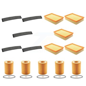 5x Air + 5x Cabin + 5x Engine Cartridge Oil Filter (15 Total) Kit For BMW 325i X3 330Ci KFM-103353