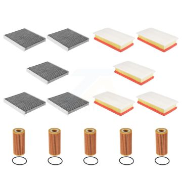 5x Air + 5x Cabin + 5x Engine Cartridge Oil Filter (15 Total) Kit For Volkswagen Atlas KFM-103367