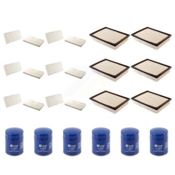 6x Air + 6x Cabin + 6x Engine Oil Filter (18 Total) Kit For Chevrolet GMC Silverado 1500 KFM-103421