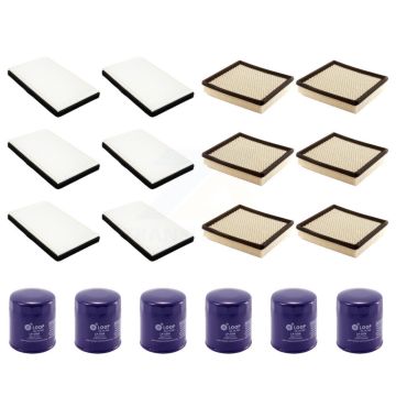 6x Air + 6x Cabin + 6x Engine Oil Filter (18 Total) Kit For Chevrolet Impala Pontiac Prix KFM-103422