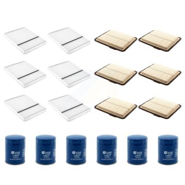 6x Air + 6x Cabin + 6x Engine Oil Filter (18 Total) Kit For Buick Lucerne Cadillac DTS KFM-103425