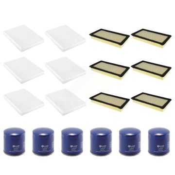 6x Air + 6x Cabin + 6x Engine Oil Filter (18 Total) Kit For Ford Explorer Taurus Lincoln KFM-103441