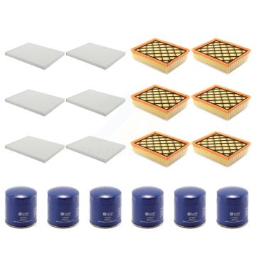 6x Air + 6x Cabin + 6x Engine Oil Filter (18 Total) Kit For Ford Edge Fusion Lincoln MKZ KFM-103450