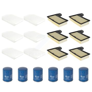 6x Air + 6x Cabin + 6x Engine Oil Filter (18 Total) Kit For Ford Mustang KFM-103455