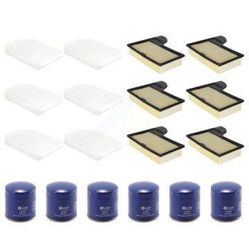 6x Air + 6x Cabin + 6x Engine Oil Filter (18 Total) Kit For 2015-2023 Ford Mustang 2.3L KFM-103456
