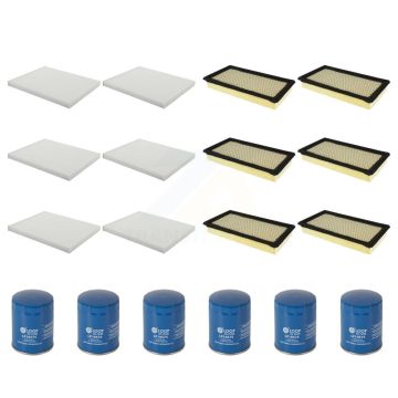 6x Air + 6x Cabin + 6x Engine Oil Filter (18 Total) Kit For 16 Lincoln MKX Old Body Style KFM-103461