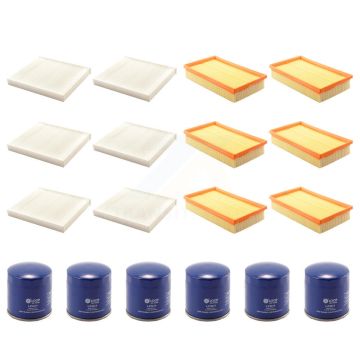 6x Air + 6x Cabin + 6x Engine Oil Filter (18 Total) Kit For Mazda 6 2.5L KFM-103478
