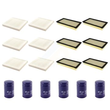 6x Air + 6x Cabin + 6x Engine Oil Filter (18 Total) Kit For 2009-2013 Mazda 6 3.7L KFM-103479