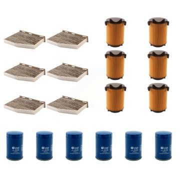 6x Air + 6x Cabin + 6x Engine Oil Filter (18 Total) Kit For Volkswagen Jetta KFM-103491