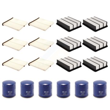 6x Air + 6x Cabin + 6x Engine Oil Filter (18 Total) Kit For 2019 Mazda CX-5 2.2L KFM-103501