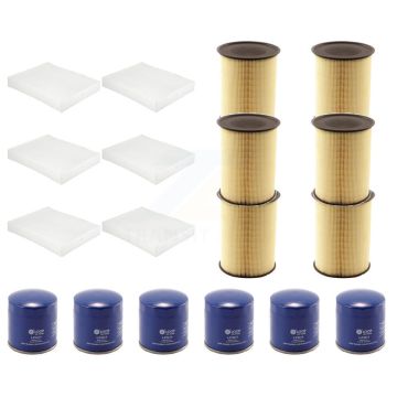 6x Air + 6x Cabin + 6x Engine Oil Filter (18 Total) Kit For 20-22 Lincoln Corsair 2.3L KFM-103506