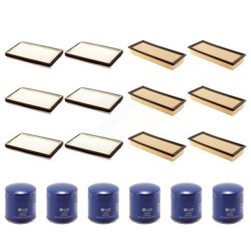 6x Air + 6x Cabin + 6x Engine Oil Filter (18 Total) Kit For Ford Escape Mercury Mariner KFM-103518