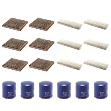 6x Air + 6x Cabin + 6x Engine Oil Filter (18 Total) Kit For Toyota Highlander KFM-103526