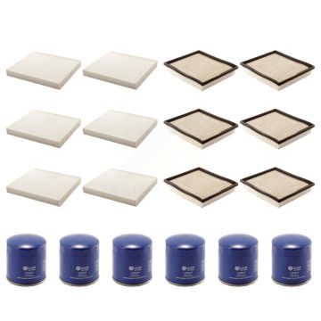 6x Air + 6x Cabin + 6x Engine Oil Filter (18 Total) Kit For Dodge Grand Caravan Chrysler KFM-103527