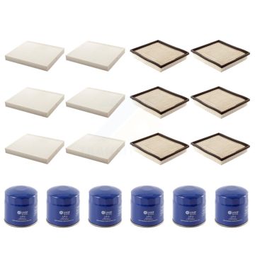 6x Air + 6x Cabin + 6x Engine Oil Filter (18 Total) Kit For Dodge Grand Caravan Chrysler KFM-103528