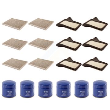 6x Air + 6x Cabin + 6x Engine Oil Filter (18 Total) Kit For Chrysler Pacifica KFM-103530