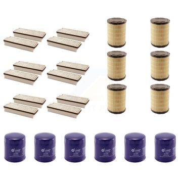 6x Air + 6x Cabin + 6x Engine Oil Filter (18 Total) Kit For 2004 Buick Rainier 5.3L KFM-103538