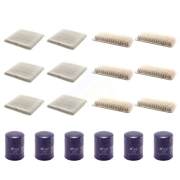 6x Air + 6x Cabin + 6x Engine Oil Filter (18 Total) Kit For 2009-2010 Scion tC 2.4L KFM-103558