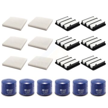 6x Air + 6x Cabin + 6x Engine Oil Filter (18 Total) Kit For 2023 Acura Integra KFM-103608