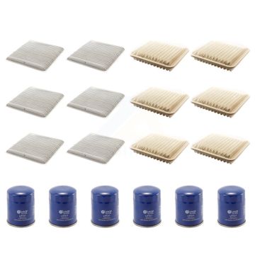 6x Air + 6x Cabin + 6x Engine Oil Filter (18 Total) Kit For Mitsubishi Endeavor Galant KFM-103616
