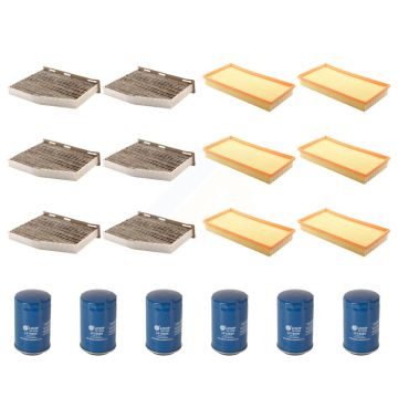 6x Air + 6x Cabin + 6x Engine Oil Filter (18 Total) Kit For Volkswagen Jetta KFM-103640
