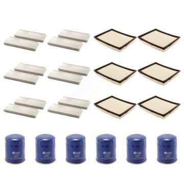 6x Air + 6x Cabin + 6x Engine Oil Filter (18 Total) Kit For Nissan Frontier Pathfinder KFM-103648