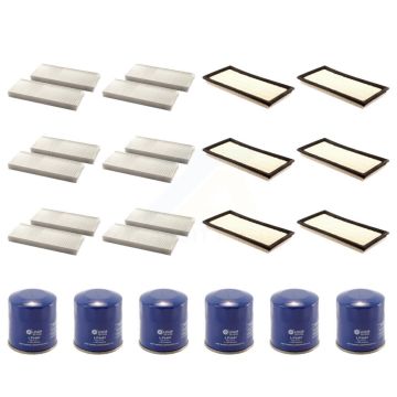 6x Air + 6x Cabin + 6x Engine Oil Filter (18 Total) Kit For Nissan Frontier Suzuki 2.5L KFM-103651