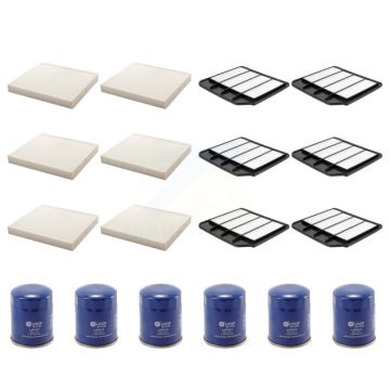6x Air + 6x Cabin + 6x Engine Oil Filter (18 Total) Kit For INFINITI QX80 Nissan Armada KFM-103664