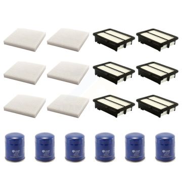 6x Air + 6x Cabin + 6x Engine Oil Filter (18 Total) Kit For 2015-2020 Honda Fit KFM-103678