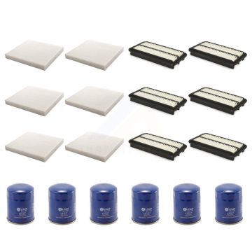 6x Air + 6x Cabin + 6x Engine Oil Filter (18 Total) Kit For Honda Pilot Acura MDX KFM-103682