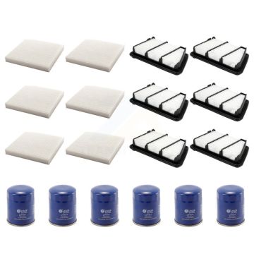 6x Air + 6x Cabin + 6x Engine Oil Filter (18 Total) Kit For 2017-2018 Honda CR-V 2.4L KFM-103694