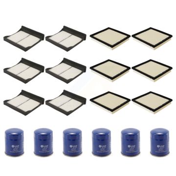 6x Air + 6x Cabin + 6x Engine Oil Filter (18 Total) Kit For Subaru Crosstrek KFM-103701