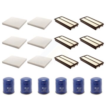 6x Air + 6x Cabin + 6x Engine Oil Filter (18 Total) Kit For Honda Accord Acura TL RL KFM-103714