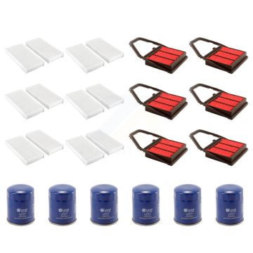 6x Air + 6x Cabin + 6x Engine Oil Filter (18 Total) Kit For Honda Civic Acura EL KFM-103716